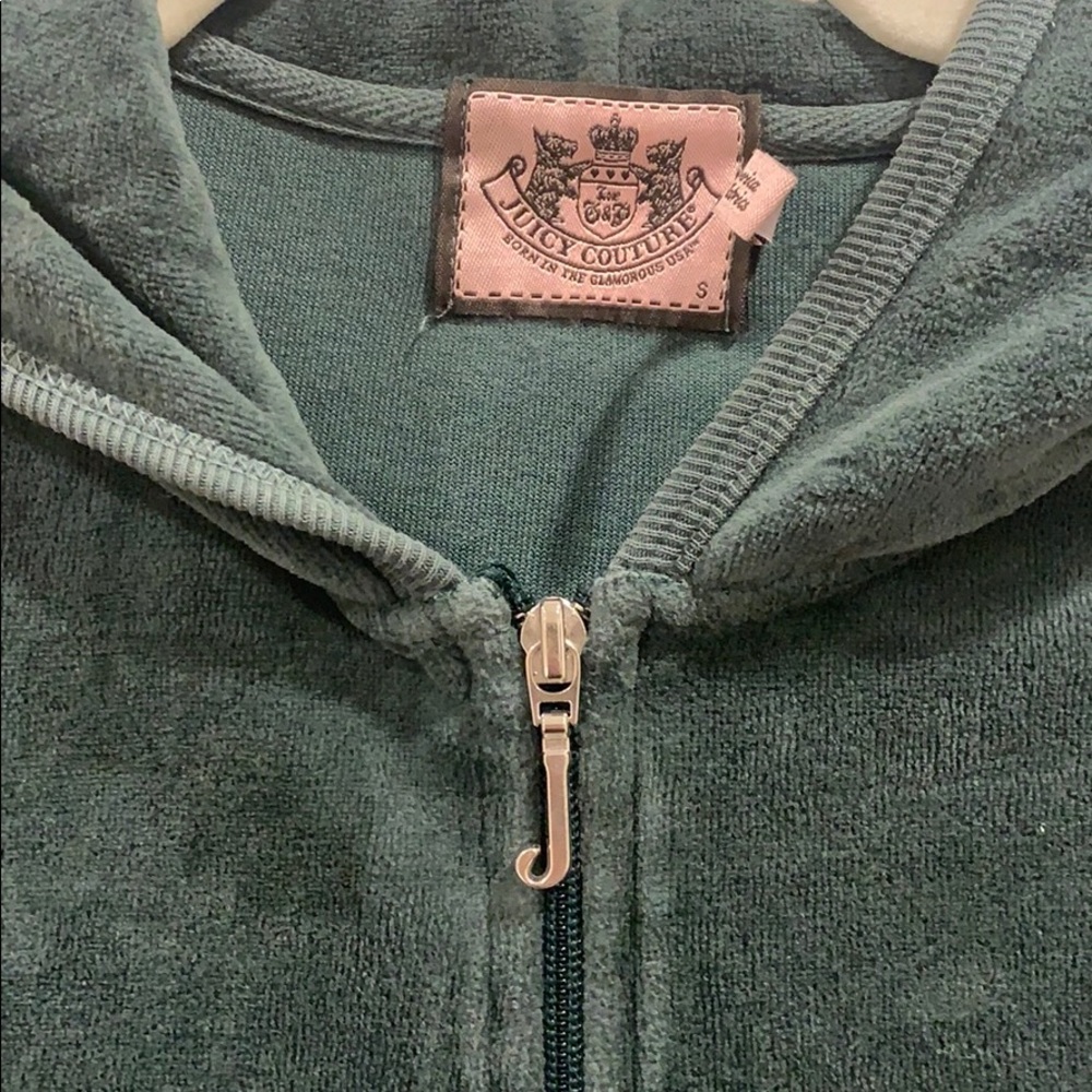 Juicy couture velvet track suit jacket S - Picture 2 of 3